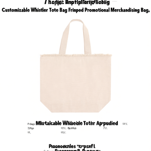 Borsa Tote Whistler Personalizzabile con Frange, Borsa Promozionale per Merchandising - Product Image 2