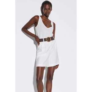 Shorts Casuales para Mujer, 100% Algodón con Spandex, Cuero PU y Poliéster, Cierre con Cordón, Decoración con Logotipo en la Cintura - Product Image 2