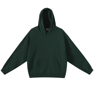 350GSM personnalisé LOGO blanc unisexe hommes hiver épais coton goutte épaule surdimensionné sweats à capuche hommes pulls décontractés manteaux - Product Image 5