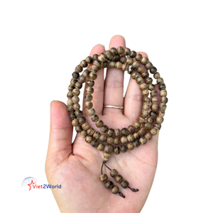 Pulsera de madera de aloe negra Natural de Vietnam de 6mm con cuentas de 108 de alta calidad de madera de aloe pura para la fabricación de joyas por Viet Nam Agarwood - Product Image 3