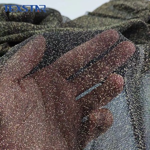 Glänzender Transparenter Metallischer Netzstoff Dehnbarer Metallischer Tüll für Lurex-Blusen Kostüme - Product Image 2