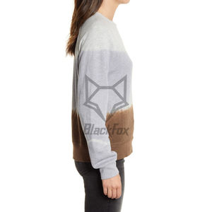 2025 femmes grande taille ajusté décontracté hiver hauts à manches longues sweat avec col rond avant Logo doublé Jersey coupe décontractée - Product Image 4