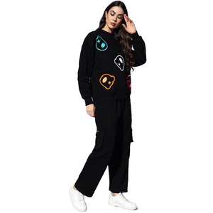 Concevez votre propre survêtement unisexe en coton avec sweat-shirt et pantalon Offre Spéciale - Product Image 4