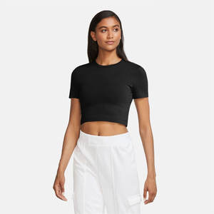 Logo personnalisé de qualité supérieure vente en gros fabricant de haut de gamme nouveau style meilleur matériel avec des tarifs bon marché pour les femmes crop top - Product Image 3