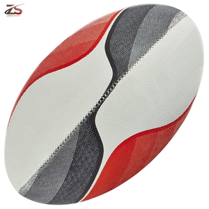 Pelota de rugby americana de cuero personalizada de Pakistán Logotipo impreso Pelota de rugby impresa personalizada única - Product Image 6