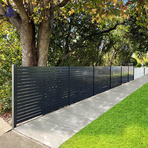 Panneaux de clôture horizontaux en alliage d'aluminium pour jardin, <span class=keywords><strong>balcon</strong></span> extérieur, cour, <span class=keywords><strong>palissade</strong></span> de jardinage pour l'intimité - Product Image 1