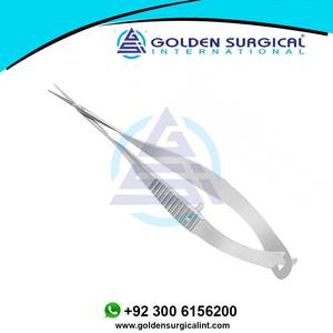 Tijeras de capsulotomía de Vannas de branquias oftálmicas, cuchillas largas extra finas, puntas afiladas, cuchillas medianas, tijeras para instrumentos oculares - Product Image 6
