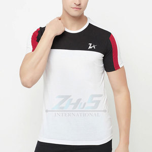 Camiseta de manga corta hecha a medida para hombre, alta calidad, 100% algodón, patrón sólido, impresión Digital, diseña tu propio logotipo - Product Image 3