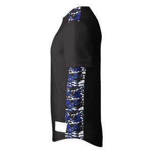 Maillot de baseball pour homme sur mesure, 100% polyester, séchage rapide, respirant, col en V, avec chemises de baseball personnalisées en gros - Product Image 3