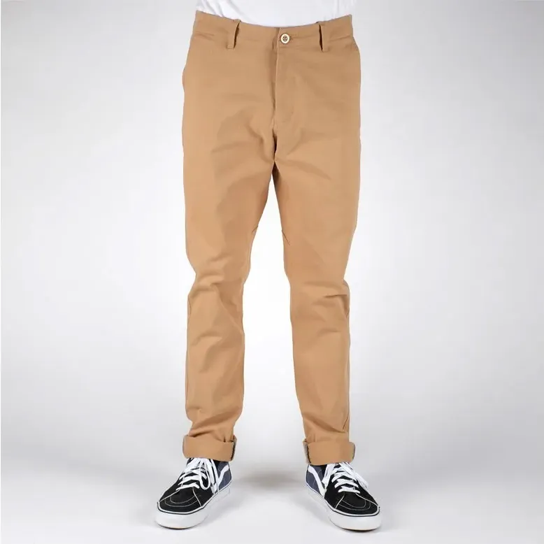 Açık pamuk Spandex erkek Chino pantolon spor erkek elbise düz pantolon yüksek kalite toptan OEM özel Chino pantolon