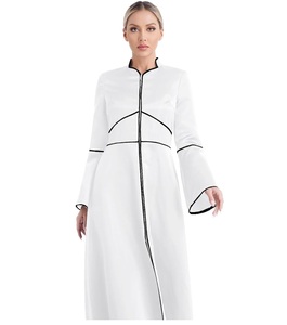 Venta directa de fábrica Batas de clero Padre Iglesia Ropa Vestido Sacerdote Vestimentas Vestidos largos Batas de clero - Product Image 3
