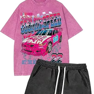 Conjunto de Shorts de Verano para Hombre Más Vendido, Logotipo Personalizado Impreso, Calidad Premium, Transpirable, Cómodo, MOQ Bajo, Estilo Casual Personalizado - Product Image 1