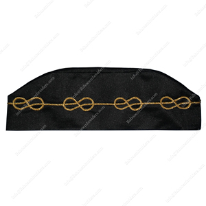 หมวกเมสันิกรีกาเลียพร้อมปมทองคําพิธีกรรมแบบดั้งเดิมของฝรั่งเศส - Product Image 1