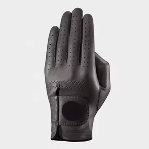 Gants de golf en cuir Cabretta véritable style unique OEM 100% Logo personnalisé Antidérapant Doux Respirant Gants de golf de sport unisexes - Product Image 4