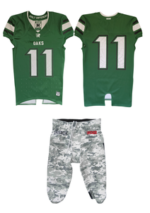 Camiseta de fútbol americano personalizada del equipo juvenil con pantalones cortos acolchados uniformes deportivos impresos por sublimación - Product Image 6