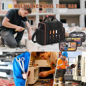 Bolsa de Herramientas Resistente con 3 Estuches Extraíbles, 2 Capas, Gran Capacidad, Resistente al Agua, Personalizable OEM/ODM, Hecho en Vietnam - Product Image 5