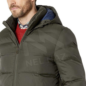 Chaqueta Acolchada Impermeable con Capucha, Diseño Nuevo 2023, Venta al Por Mayor, Alta Calidad, Relleno 100% Poliéster, Unisex, Moda Invernal, Estilo Urbano - Product Image 3