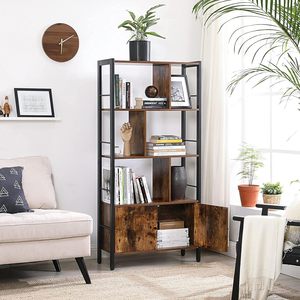 <strong>Bookshelf</strong> Book Rack Display Storage Organizer Bookcase Shelving <strong>Free</strong> <strong>Standing</strong> Bookshelves - Product Image 6