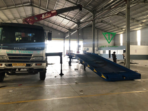 Haute classe 10 tonnes rampe de camion Mobile Vramp-10T-SS conception antidérapante Durable garantie de moteur de 1 an pour la mécanique Vietnam 220V - Product Image 6