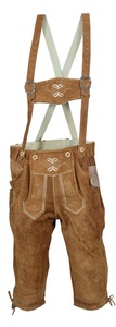 Nuevos pantalones bávaros Trachten Lederhose personalizados, pantalones Lederhosen de cuero auténtico cortos - Product Image 6