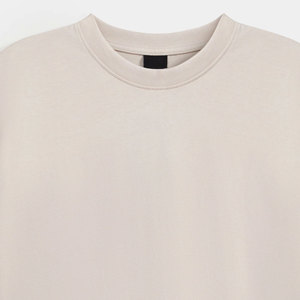 Nouvelle arrivée T-shirt pour homme surdimensionné 100% coton de marque privée T-shirt surdimensionné de vente en gros de tenue décontracté d'approvisionnement d'usine - Product Image 5