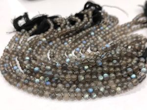 Piedra Preciosa de Labradorita Natural de Alta Calidad, Cuentas Lisas de 5 mm, Se Venden por Hilo de 8 Pulgadas de Largo para la Fabricación de Joyas EMINENT JEWEL - Product Image 2