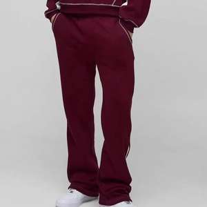 Survêtement personnalisé 100% coton pour hommes, pantalons de survêtement à capuche baggy, ensembles de jogging, survêtements en polaire lourde, polaire baggy fabriquée - Product Image 2