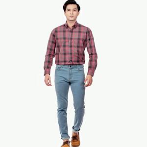 Chemise en lin et coton pour hommes, hauts amples, t-shirt à manches longues, chemise décontractée pour hommes, chemisier social, vêtements slim pour hommes, tissu respirant - Product Image 1