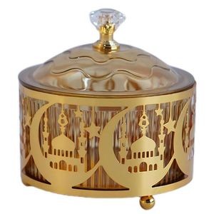 Handmade Metal Moon and Star Style Shape High Quality Islam Eid Mubarak Dessert Display Trays for Eid Ramadan Party Supplies - Product Image 5