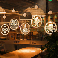 Weihnachtsbeleuchtung Hängelampen Raumdekoration Modellierung Schlafzimmer Feiertagsdekoration Fenster Sternenlichterkette