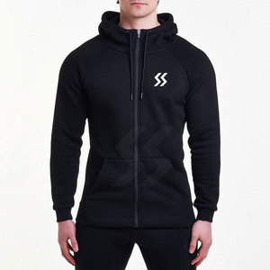 Nuevo diseño superventas básicos hombres gimnasio Fitness sudaderas con capucha bajo MOQ precio al por mayor duradero gimnasio Fitness sudaderas con capucha - Product Image 2