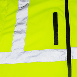 Chaqueta de Motocicleta Industrial de Alta Visibilidad para Hombre, Reflectante, de Lona Transpirable de Secado Rápido, con Logotipo Frontal - Product Image 5