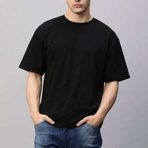 T-shirts imprimés de couleur unie vente en gros de t-shirts en coton biologique emballage personnalisé t-shirts en coton grossiste Vietnam - Product Image 2