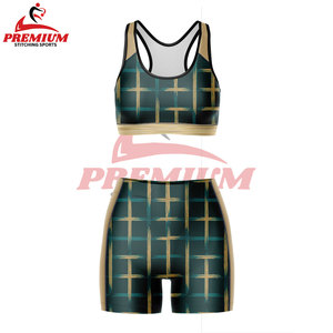 ชุดโยคะสตรีขนาดพลัสไซส์ดีไซน์แบบซับลิเมชันออกแบบได้ตามต้องการ - Product Image 1