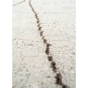 Jaipur <b>Rugs</b> Ivory Luxury Hand Knotted Wool <b>Rugs</b> Thick Soft Abstract Pattern 8x10 9x12 ft for Home Dining Room Outdoor Kitchen - Product Image 3