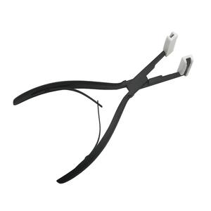 Pinzas de Sellado de Cinta para Extensiones de Cabello de Acero Inoxidable Negro de 7 Pulgadas, Herramienta Profesional para Extensiones de Cabello de Queratina - Product Image 5