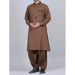 WSINTERNATIONAL's New Hot Design Salwar Kameez Robe pakistanaise en viscose de soie coton rayonne lin pour hommes - Product Image 2