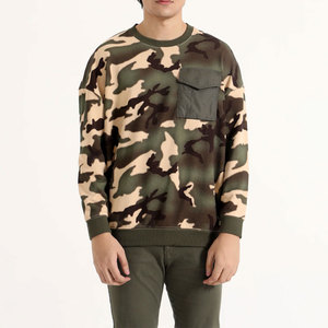 Sudadera de cuello simulado de lana gruesa de alta calidad OEM/ODM, suéter de lana con estampado de moda para sudaderas y sudaderas con capucha para hombre - Product Image 1