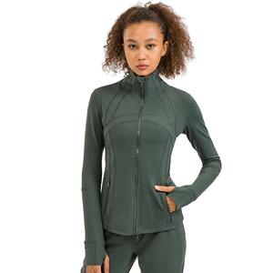 Chaqueta de trabajo de manga larga de otoño e invierno con logotipo personalizado, transpirable, patrón sólido, estampado de eventos - Product Image 1