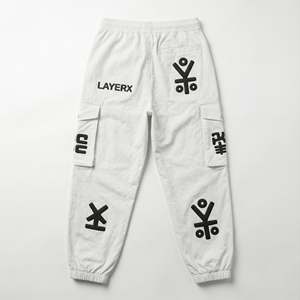 กางเกงพาราชูทผู้ชายผ้าโพลีเอสเตอร์/คอตตอน กันลม สำหรับใส่กับเสื้อยืดลายกราฟิก กางเกงทรงแบ็กกี้ สไตล์วินเทจสูง ยุค Y2K สตรีทแวร์ จ็อกเกอร์ - Product Image 2