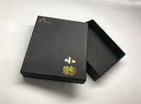 Emballage de luxe écologique personnalisé avec marque privée accessoires commerciaux boîte-cadeau de matériaux recyclés fabriqués à chaud en or rose