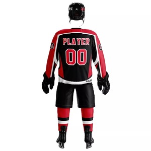 Premium Quality 100% Polyester Ice Hockey Jersey & Uniform with Heat-Transfer Printed Custom Logo for Children Sizes - Product Image 1