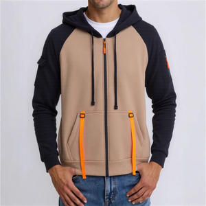 Sweat à capuche zippé Sweat à capuche personnalisé Sweat-shirt surdimensionné avec logo imprimé bouffant Coton - Product Image 1