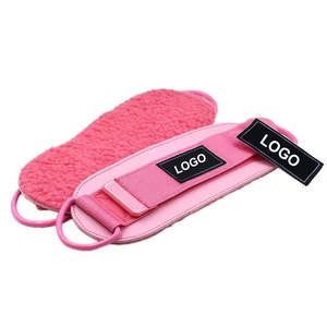 Correas de tobillo de gimnasio unisex ligeras y suaves de poliéster y algodón con protección básica y precio razonable - Product Image 2