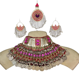 Latest Design Top Trendy Bridal & Party Wear Customized <b>Jewellery</b> for Sale Hand Made Bridal Afghan <b>Jewellery</b> Sets for Ladies - Product Image 1
