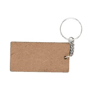 LLavero de madera, venta al por mayor, forma personalizada, producto más vendido, accesorios lisos de madera, llavero con logotipo - Product Image 2
