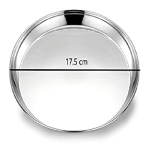 Plato de Cena de Acero Inoxidable para Cocina, Plato Thali con Acero Inoxidable de Grado 202 y 304, Plato Rectangular para Comida Caliente - Product Image 5