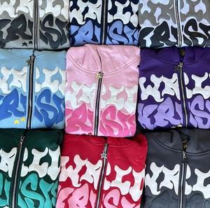 Sudadera con Capucha Teñida Personalizada por el Fabricante, Color Único, Lavado, Felpa de Algodón Grueso, para Líneas de Ropa Powerventure - Product Image 5