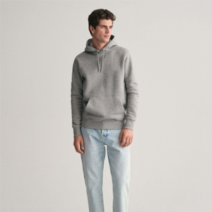 เสื้อมีฮู้ดผู้ชายผ้าฝ้าย100% รุ่นโปรซิกเนเจอร์ใส่สบายโลโก้ยาง3D พร้อมเชือกผูกขี้ผึ้ง - Product Image 6