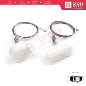 BWR1153ชุดซ่อมเครื่องควบคุมหน้าต่างด้านหลังซ้ายสำหรับ A4 S4 B6 B7 8H7 8HE ขนาด2002-2009 8H0839397 Cabriolet แบบ2ประตู - Product Image 4